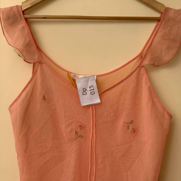 Oscar De La Renta- Light pink delicate Sleeveless Dress - Picture 2 of 4